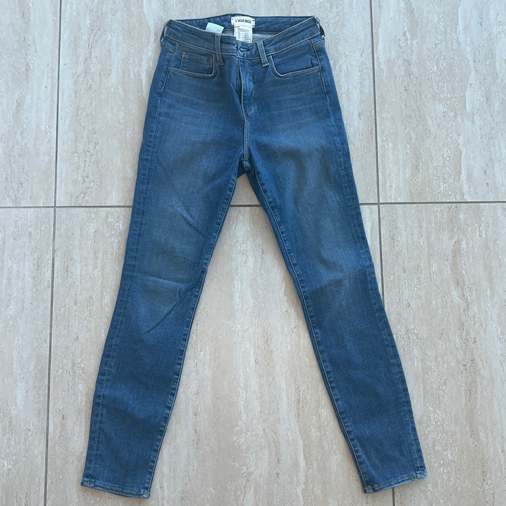 L’AGENCE MARGOT HIGH RISE SKINNY JEANS SZ 25